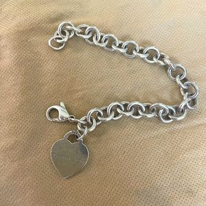 Tiffany’s heart tag bracelet